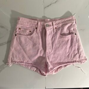 Levi 501 Women’s Pink Shorts